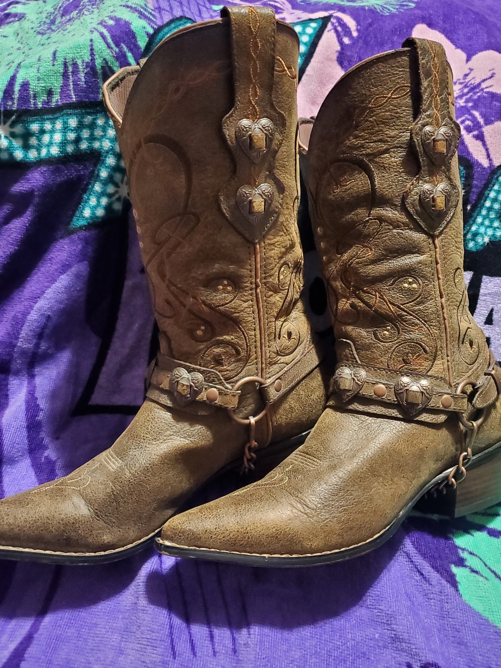 Crush Durango Brown Leather Boots